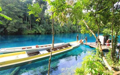 Wisata Situ Danau Biru Cilembang Sumedang Mirip Sungai Aare Swiss